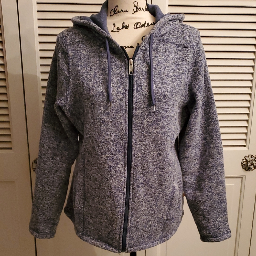 Women's Dickies Blue Zip-Up Hoodie